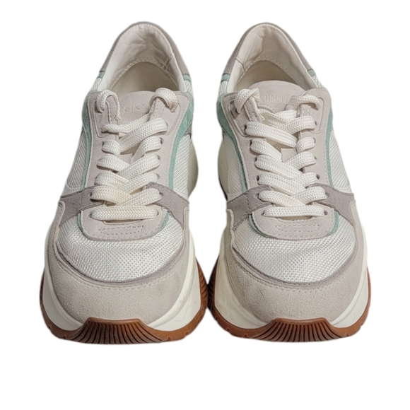 AUTHENTIC JIMMY CHOO Landon Low Top Sneakers Women's 37.5 / 7.5 - Picture 6 of 8